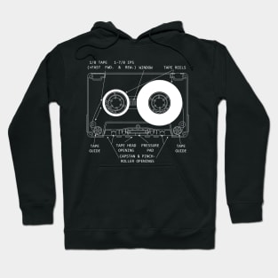 Anatomy of a Cassette Tape V2 Hoodie